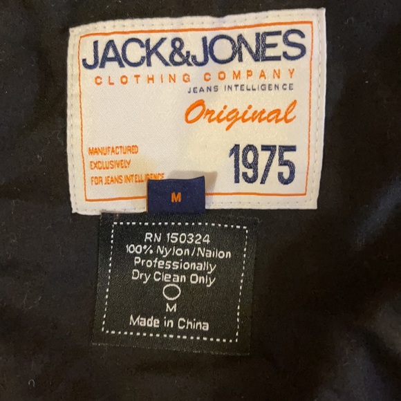 Jack & Jones Jeans Intelligence Men’s Gray/Black Plaid Bomber Style Jacket SZ M - Picture 15 of 16